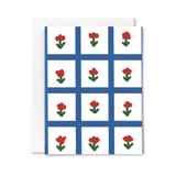 Studio Conroy - Floral Gingham Everyday Card