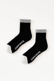 Le Bon Shoppe - Color Block Girlfriend Socks: Yellow Blue
