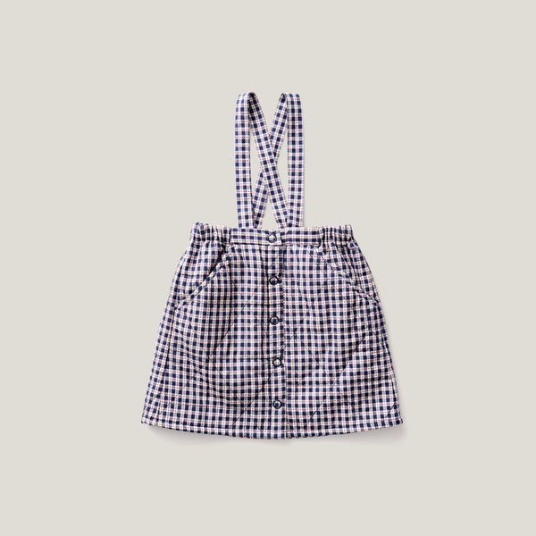 Soor Ploom Harlyn Pinafore, Gingham, Ink