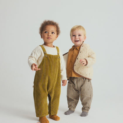 Cozmo Dax Wide Wale Corduroy Overalls