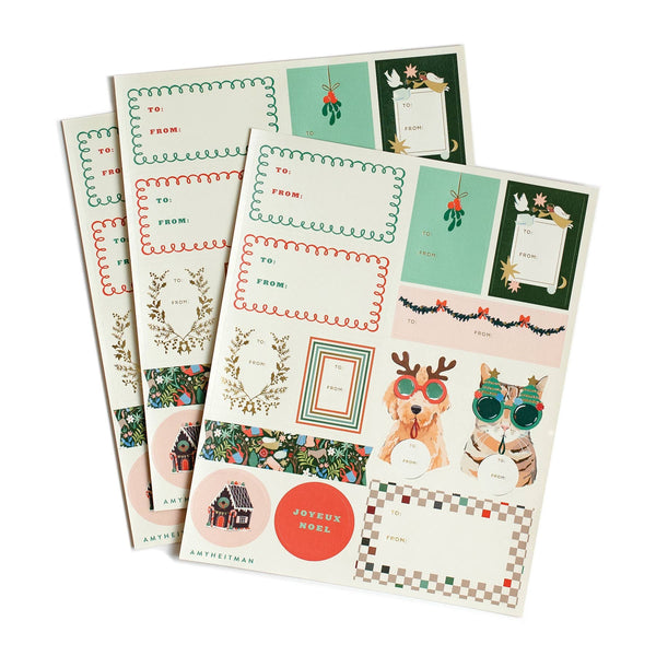 Amy Heitman - Holiday Gift Stickers