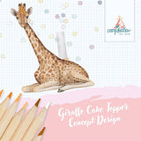 Camp Hollow - Giraffe Cake Topper