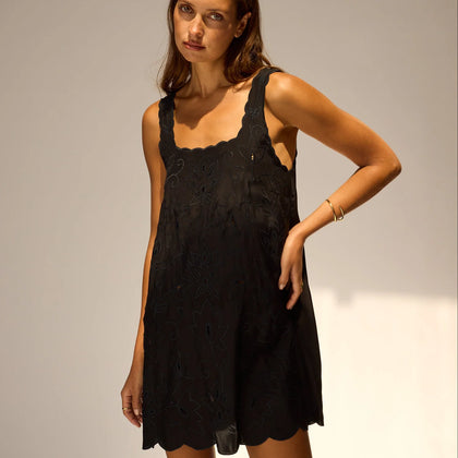 Natalie Martin Nadia Dress ~ Black Silk
