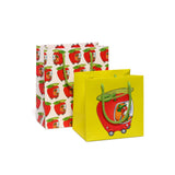 Red Cap Cards - Lowly's Apple Car gift bags: Small