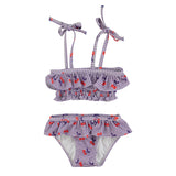 Piupiuchick Bikini ~ Purple Check w/ Cherries