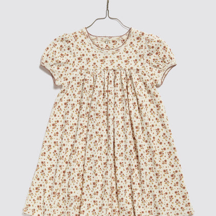 Little Cottons Pointelle Dress ~ Bronte Floral