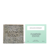Flamingo Estates Exfoliating Peppermint Soap Brick