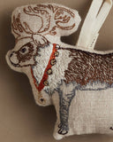 Coral & Tusk - Reindeer with Bells Ornament