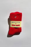 Le Bon Shoppe - Embroidered Cloud Socks : Red + Heart