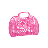 Retro Basket Jelly Bag - Small: Red