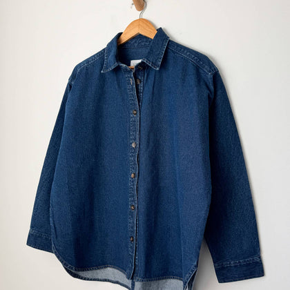 Le Bon Shoppe - Owen Shirt (2XS/S - 2M/L): DARK DENIM (2XS/S - 2M/L)