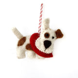 Ornaments 4 Orphans - Dog Felt Wool Christmas Ornament