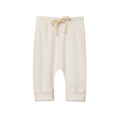 Nature Baby - Pointelle Drawstring Pants: 3-6M