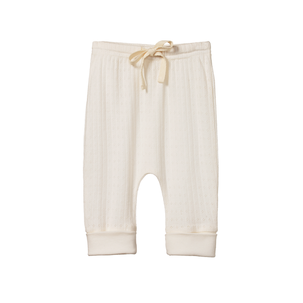Nature Baby - Pointelle Drawstring Pants: 3-6M
