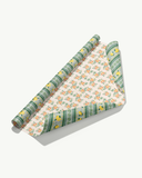 re:mused studio - Limoncello Florals Gift Wrap Sheet - Double Sided: Roll of 3 Sheets