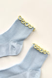 Le Bon Shoppe - The Petite Ruffled Modal Socks ~ LILAC