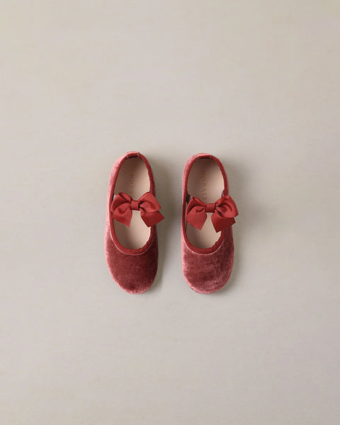 Noralee Strap Ballet Flats ~ Ruby