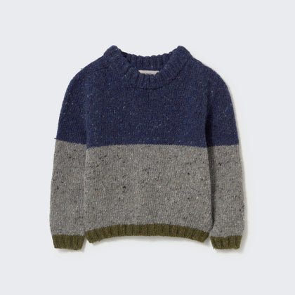 Cozmo Tweed Knit Baby Sweater