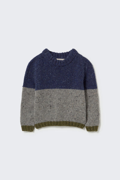 Cozmo Tweed Knit Baby Sweater
