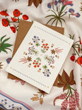 re:mused studio - Millefleurs A2 Greeting Card: Single