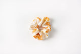 Botanically Dyed Silk Scrunchie: Yellow