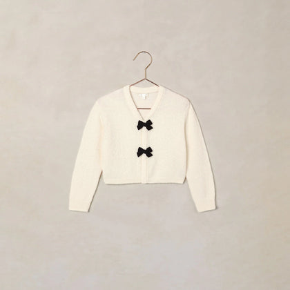 Noralee Bow Cardigan Sweater ~ Ivory