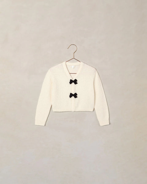 Noralee Bow Cardigan Sweater ~ Ivory