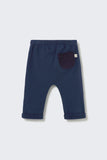 Cozmo Zack Soft Brushed Knit Baby Pant ~ Navy