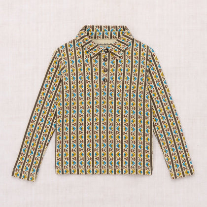 Misha & Puff LS Polo ~ Alabaster Gallup