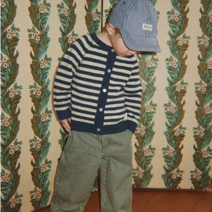 Konges Luc Pants ~ Milk Verte Stripe