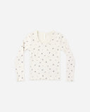 Rylee + Cru Ribbed LS ~ Ditsy