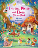 HarperCollins - Fairies, Pixies and Elves Sticker Book : Usborne