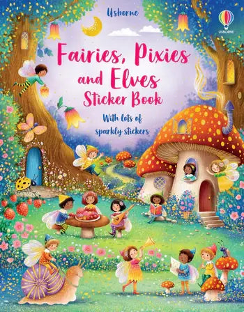 HarperCollins - Fairies, Pixies and Elves Sticker Book : Usborne