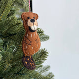 Ornaments 4 Orphans - Beaver Felt Wool Christmas Ornament