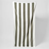 Sunnylife - Beach Towel The Vacay Olive Stripe
