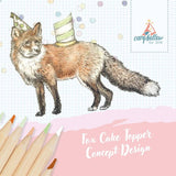 Camp Hollow - Red Fox Cake Topper