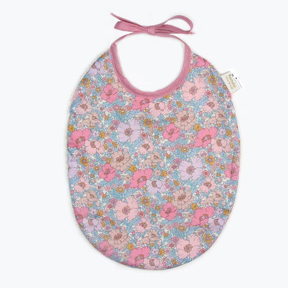BARNABÉ AIME LE CAFÉ - Liberty® English Floral Baby Bib: Sofia