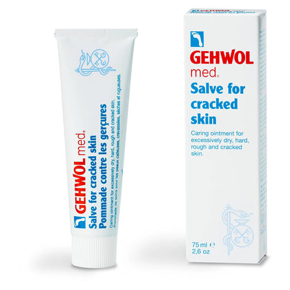 GEHWOL Foot Care - Med Salve for Cracked Skin, 2.6 Oz/75 Ml Prevents Cracked Skin