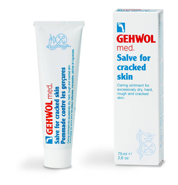 GEHWOL Foot Care - Med Salve for Cracked Skin, 2.6 Oz/75 Ml Prevents Cracked Skin