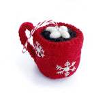 Ornaments 4 Orphans - Hot Chocolate Felt Wool Christmas Ornament