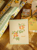 re:mused studio - Limoncello Florals Gift Wrap Sheet - Double Sided: Roll of 3 Sheets