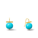 Pebble Pearls Earrings~ Medium: Salmon Coral
