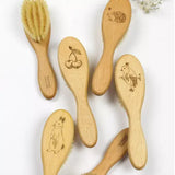 BARNABÉ AIME LE CAFÉ - Baby hairbrush: Bunny