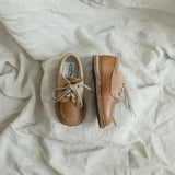 Zimmerman Shoes - Rory Boat Shoe - Tan/Cognac: 7 (Toddler) / Medium (E)