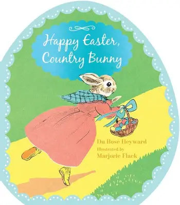 HarperCollins - Happy Easter, Country Bunny Shaped Board Book