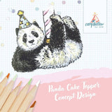 Camp Hollow - Panda Cake Topper