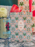 re:mused studio - Parrot Tulips Thank You-Blue A2 Greeting Card