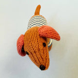 Estella - Dog Rattle for Babies (Handmade)