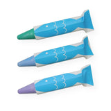 Kitpas - 【Rice Wax】Kitpas Bath Crayons 3 colors - Fish