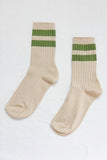 Le Bon Shoppe - Her Socks - Varsity: Pink Stripe